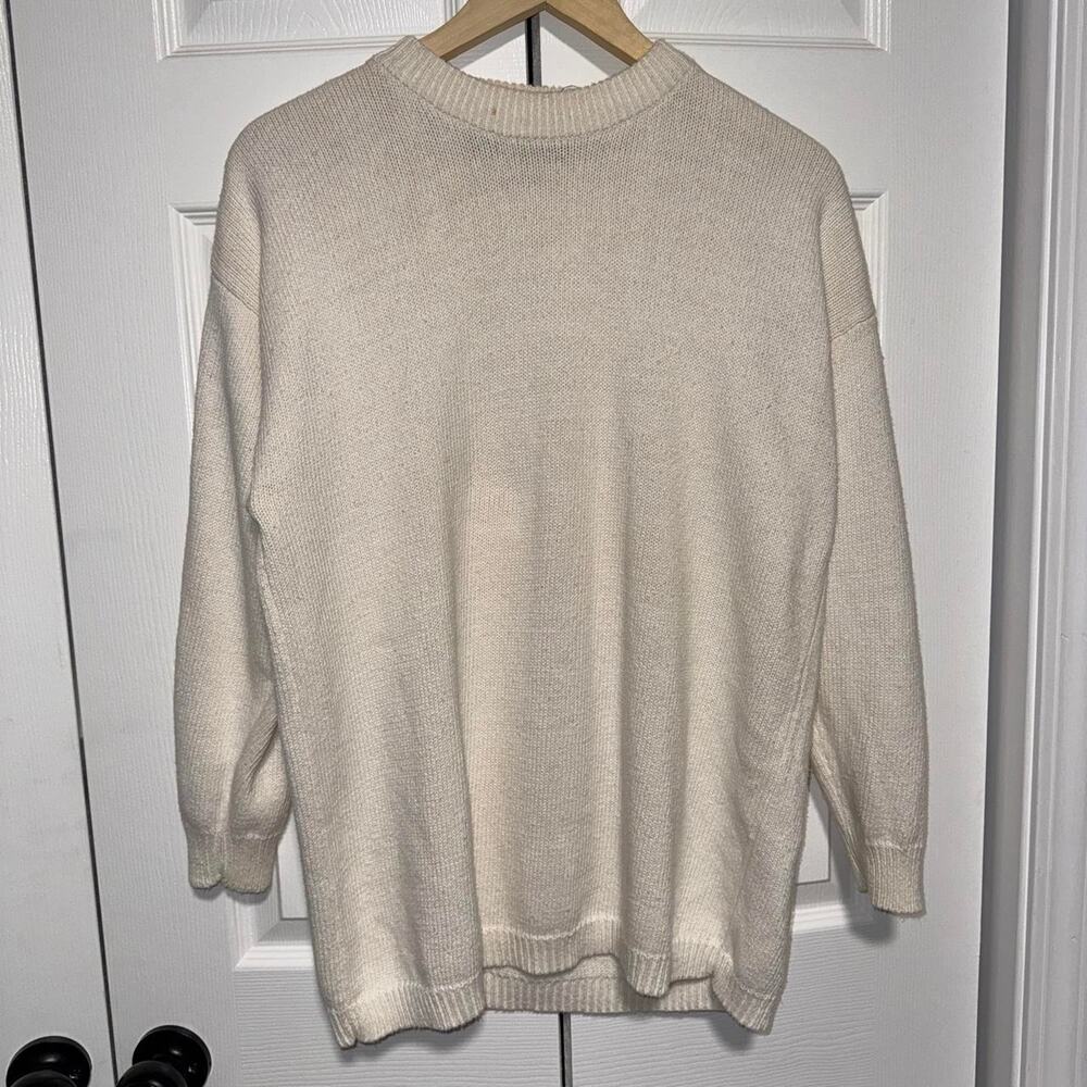 Vintage 1990s SK wear ramie cotton sweater size small